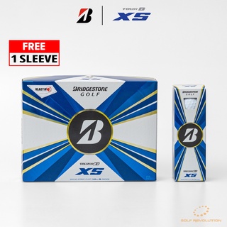 [Buy1, Free1sleeve] Bridgestone TourB XS White Golf Ball , Price: 1,790 THB/dz