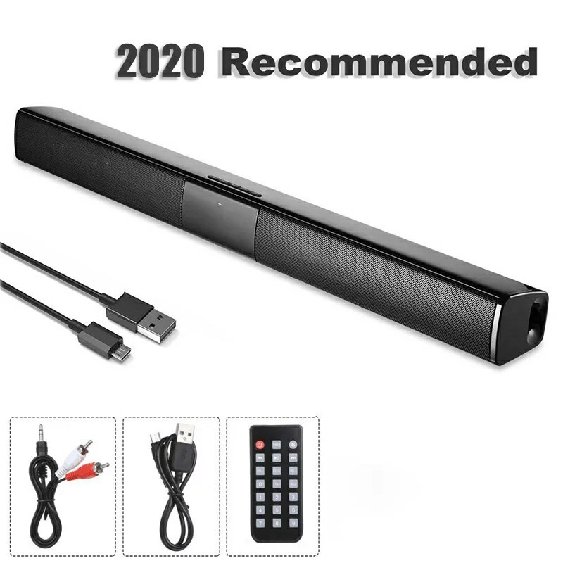 นิยม! ลำโพงบลูทูธ sound bar ลำโพงพกพา Bluetooth (เสียงดีมาก) ดังดีสุดๆ สีดำ ถูกสุด!