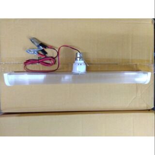 หลอดเรนโบว์ LED 12v +ปากคีบ 3w 5w = 33ซม. 9w = 41ซม. 16w = 51ซม.