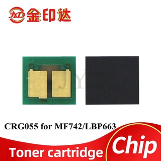 OEM Used Original CRG055 Cartridge Chips Reset for Canon MF742CDW MF743Cdw MF744CDW MF746CX LBP663Cdw LBP664CX Toner Chi