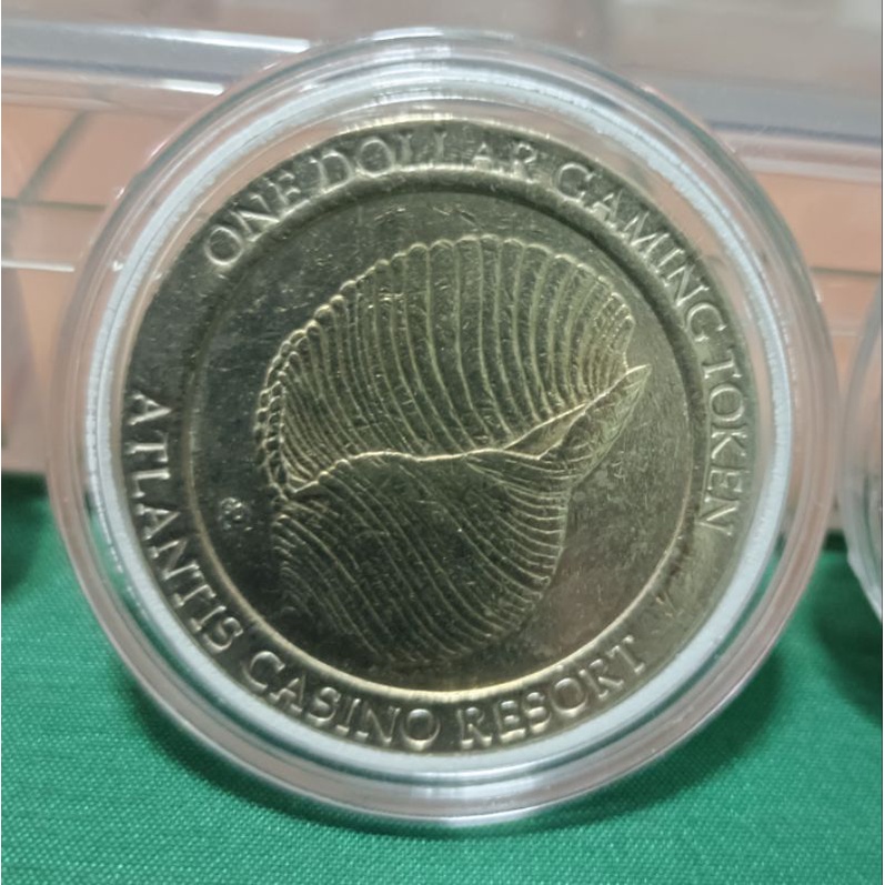 เหรียญต่างประเทศ อเมริกา Casino token ATLANTIS  CASINO Nevada 