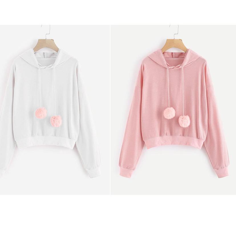 Free Nich,!! เสื้อกันหนาวมีฮู้ดแฟชั่นสําหรับผู้หญิง