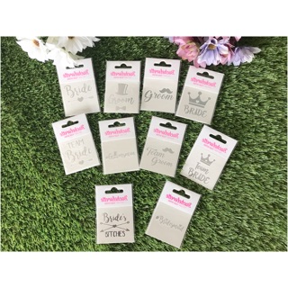 Tattoo sticker silver แทททูงานแต่งงาน ปาร์ตี้สละโสด พร้อมส่ง สินค้าอยู่ไทย
