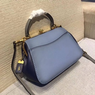 FRAME BAG 23 IN COLORBLOCK (COACH F69534) B4/SLATE