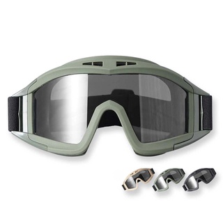 Tactical Goggles แว่นกันฝุ่น แว่นยุทธวิธี่ แว่นกันลม