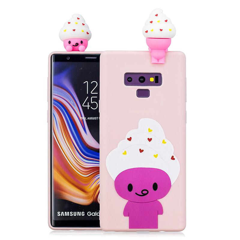 เคสเคสโทรศัพท์มือถือพิมพ์ลาย Cartoon Bear Owl 3 D สําหรับ Samsung Galaxy Note 9 S 10 Lite J 4 J 6 Plus A 9 2018