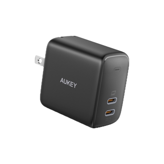 [สินค้าขายดี]AUKEY PA-R2S-Black หัวชาร์จเร็วใช้สำหรับไอโฟน 13 SWIFT 40W Power Delivery Fast Charger Adapter จ่ายไฟ 20W + 20W PD รุ่น PA-R2S