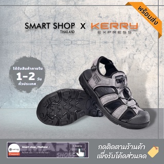 สต๊อกไทย Expendition 1969 รองเท้าแตะรัดส้น สีเทา ปิดหน้าเท้า…