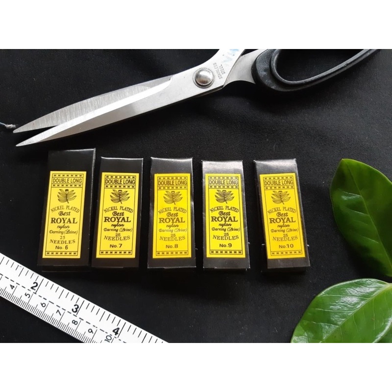 เข็มสอย สำหรับเย็บผ้า มีหลายไซต์(ป้ายเหลือง:25เล่ม/ห่อ) พร้อมส่ง