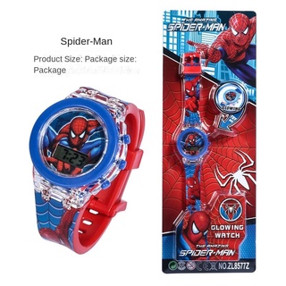 นาฬิกาข้อมืออิเล็กทรอนิกส์ ลายการ์ตูนน่ารัก พร้อมไฟ สําหรับเ…