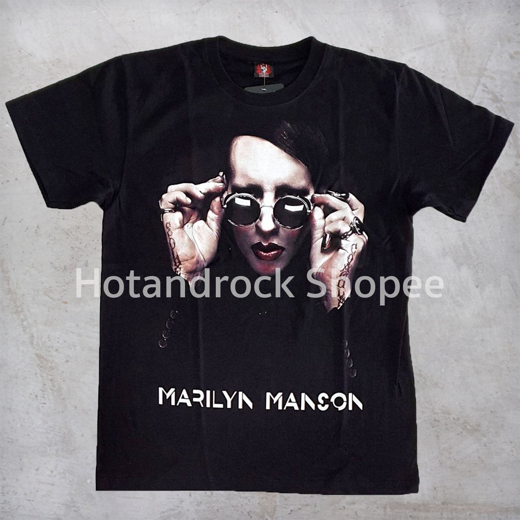 เสื้อยืดวงสีดำ Marilyn Manson TDM 1675 Hotandrock