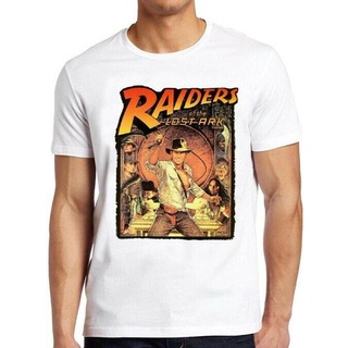 [COD]เสื้อยืดลําลอง แขนสั้น พิมพ์ลายภาพยนตร์ Raiders Of Lost Ark Indiana Jones สําหรับผู้ชาย