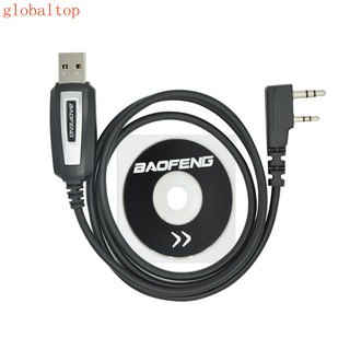 สายเคเบิ้ล usb สําหรับ baofeng uv - 5r driver cd software uv - 82 bf - 888 s อุปกรณ์เสริม