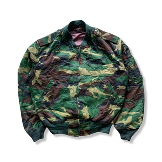 Camo Bomber Jacket รอบอก 48”