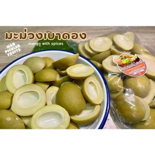 ผลไม้ดอง มะม่วงเบาใต้ดอง แถมฟรีพริกเกลือ