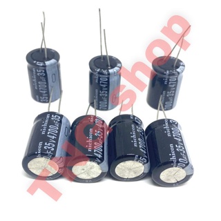 Capacitor 4700uf35v 18*35 nichicon ตัวเก็บประจุ ซีคาร์ปาซิเตอร์