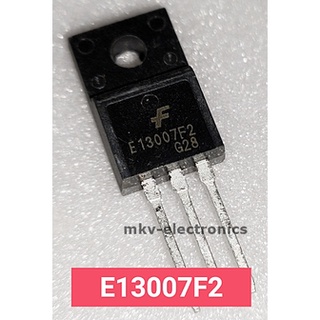 (2ตัว) E13007F2 , E13007 , TRANSISTOR NPN 8A 400V TO-220FP หลังดำ (รหัสสินค้า M02806)