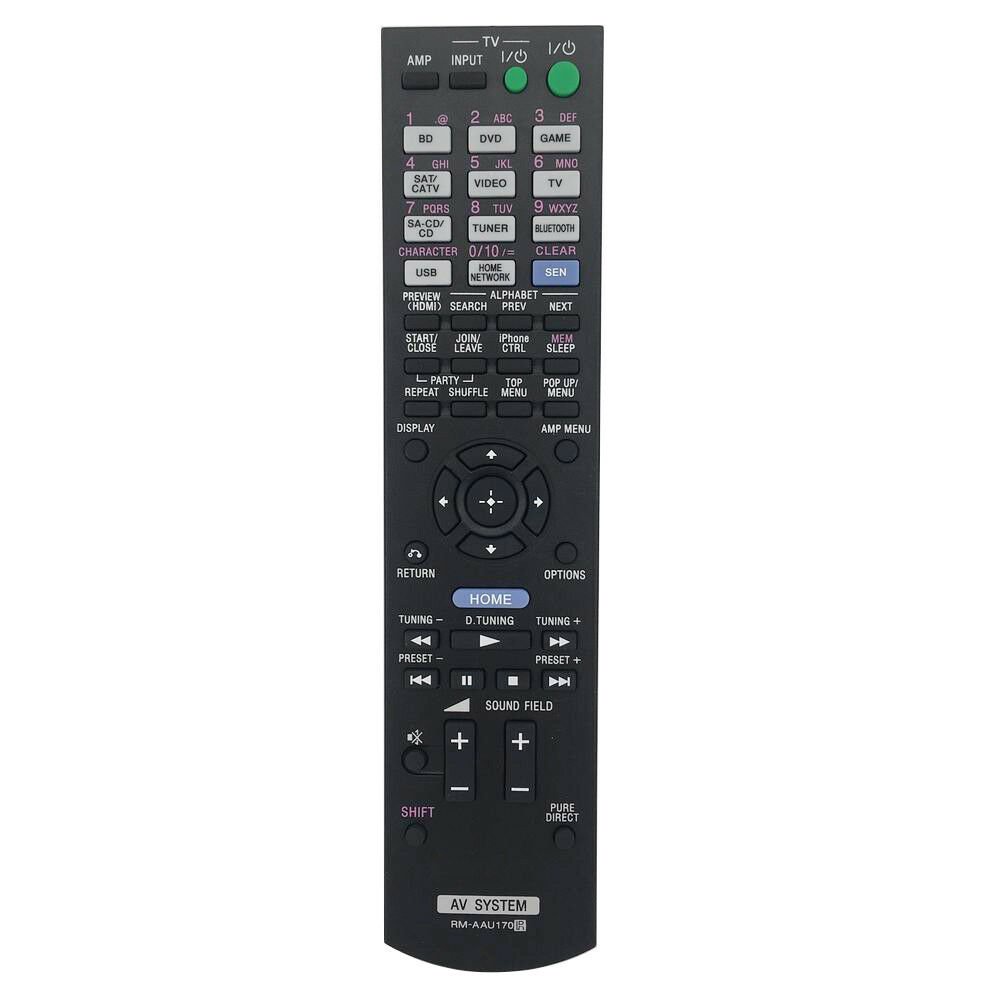ใหม่ RM-AAU170 รีโมทคอนโทรลสําหรับ SONY Audio Video Receiver ระบบโฮมเธียเตอร์ RM-AAU168 RM-AAL008 RM