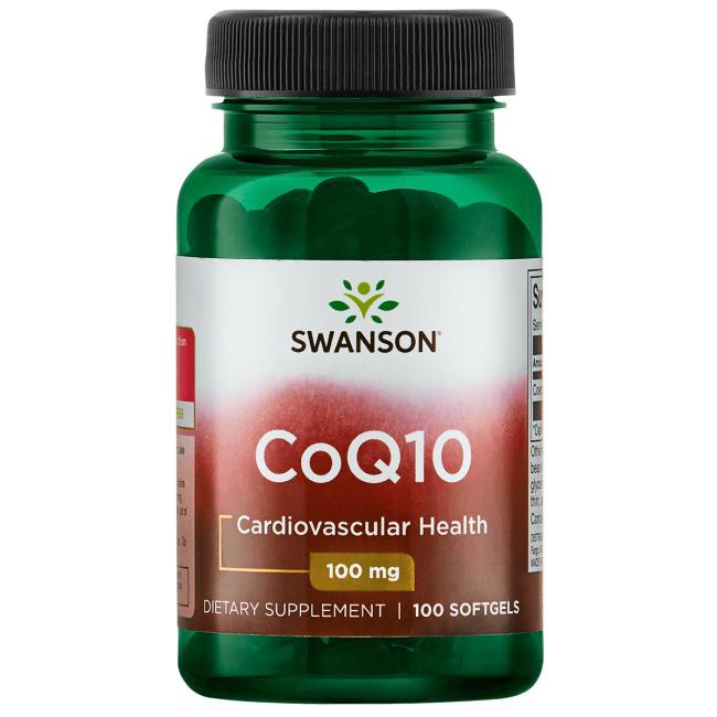 Swanson Ultra Coenzyme Q10 คิวเทน 100 mg 100 softgels โคเอนไซม์ คิวเท็น บำรุงระบบหลอดเลือดและหัวใจ