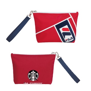 Starbucks x FILA Pouch สตาร์บัคส์ กระเป๋าใส่โทรศัพท์ ของแท้100%