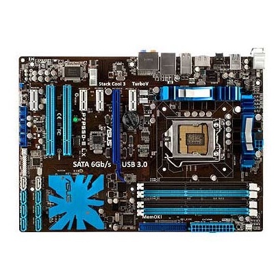 ASUS P7P55D-E LXคอมพิวเตอร์ เมนบอร์ด Mainboards LGA1156