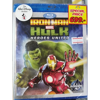 Blu-ray : Iron Man &amp; Hulk: Heroes United (2013) ไอร์ออนแมนปะทะฮัลค์ ศึกรวมพลังยอดมนุษย์ Mavel " Disney Studios "