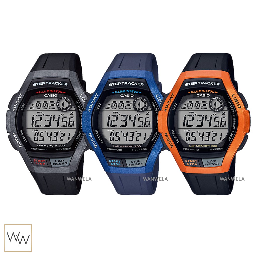 ของแท้ นาฬิกาข้อมือ Casio ผู้ชาย รุ่น WS-2000H