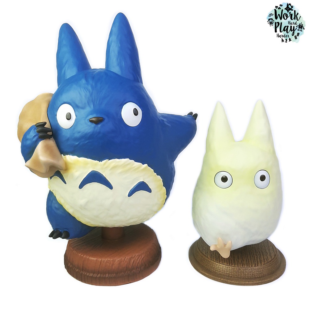 Studio Ghibli My Neighbor Totoro Chu & Chibi Totoro Figure จิบลิ มาย เนเบอร์ โทโทโร่ ชู & ชิบิ โทโทโ