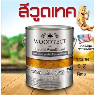 วูดเทค ไฮบริดวูดการ์ด Woodtect Hybrid WoodGuard ขนาด0.8ลิตร