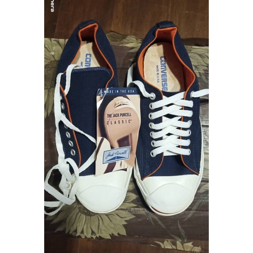 Converse Jack Purcell ของใหม่ พร้อมป้าย made in usa ของแท้ size 7.5