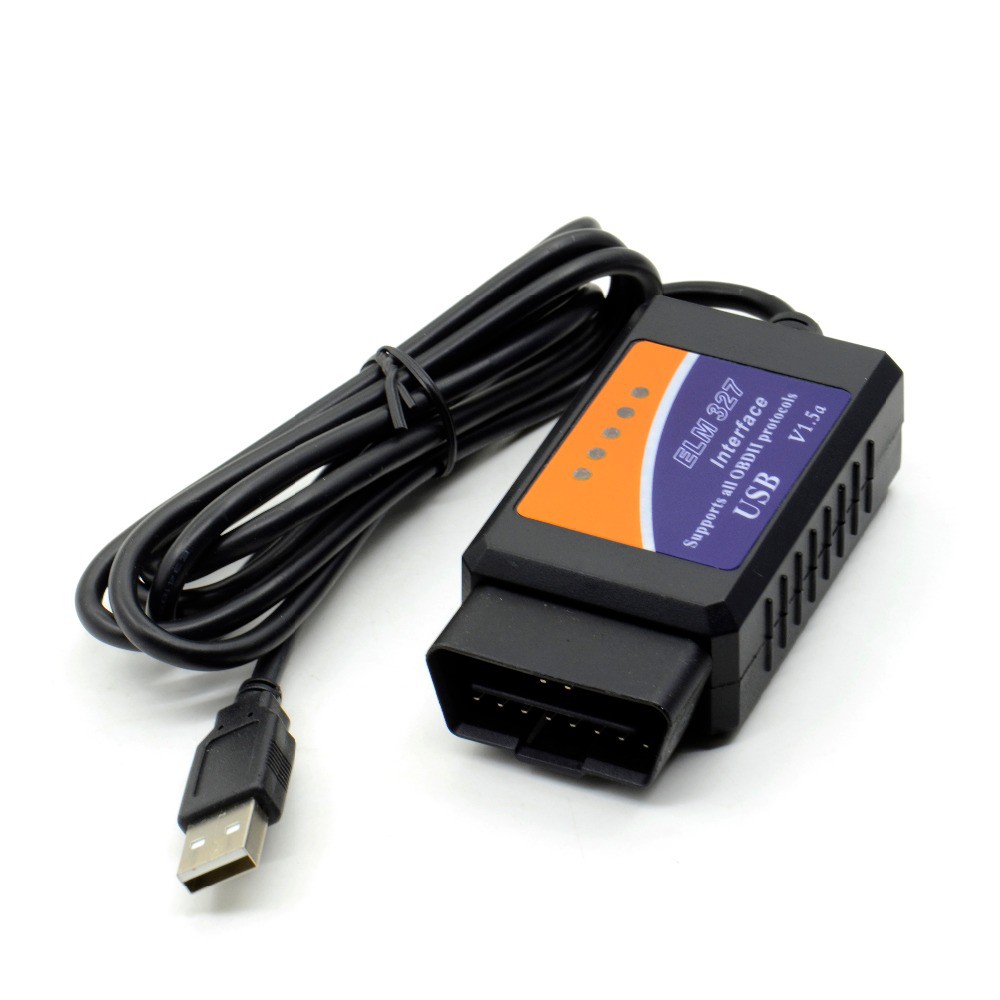 Auto Code Reader OBD/OBDII OBD2 Scanner ELM327 USB Car Diagnostic Tool ...