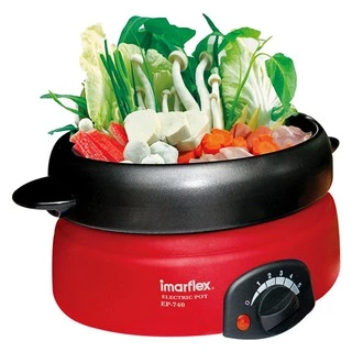 อิมาร์เฟล็กซ์ หม้อสุกี้อเนกประสงค์ 500 วัตต์ 1 ลิตร รุ่น EP-740 IMARFLEX MULTIPURPOSE POT 500W MODEL EP-740