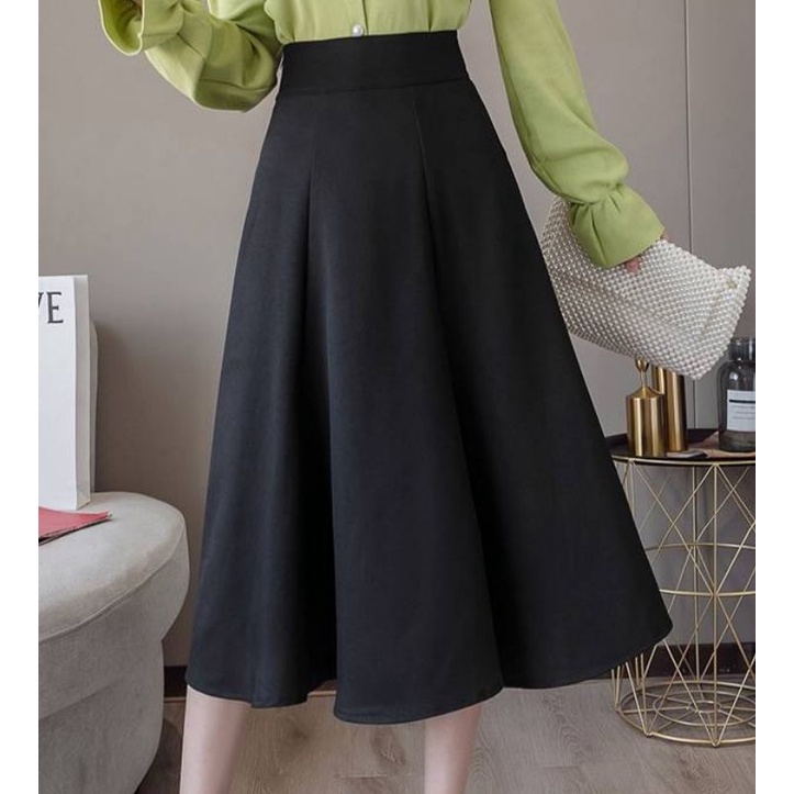 กระโปรงยาว6ชิ้นมีขอบ(SS-3XL) - รูปที่ 2