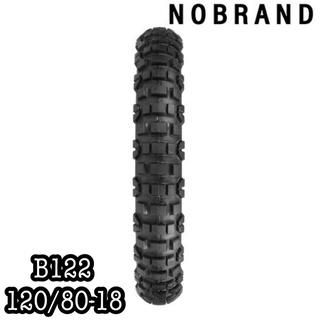 120/80-18 รุ่นB122 ยี่ห้อNO BRAND  (ยางใหม่เกรดB) ยางปี2018