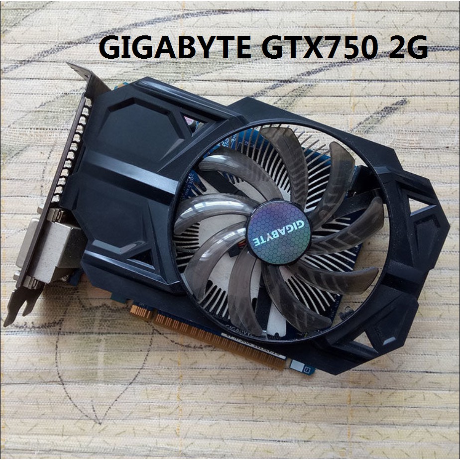 🔥เดสก์ทอป คอมพิวเตอร์  การ์ดจอ GIGABYTE GTX 750 2G มือสอง ถอดชิ้นส่วน