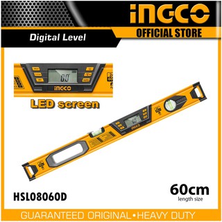 INGCO ระดับน้ำอลูมิเนียม 60 ซม. HSL08060D