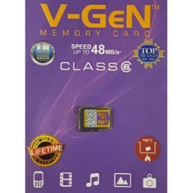 หน่วยความจํา V-Gen 4GB (คลาส 6)