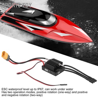 Sports Toy Esc 2`3S Rtr มอเตอร์แบบไม่มีแปรง 60A อุปกรณ์เสริมอัปเกรด กันน้ำ สําหรับเรือ Rc