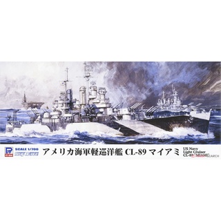 โมเดลเรือ Pit-Road USS Light Cruiser CL-89 Miami 1/700