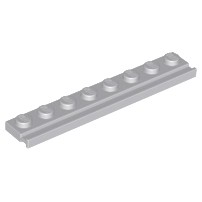[146] ชิ้นส่วนเลโก้ Lego Part Plate, Modified 1 x 8 with Door Rail (4510) ราคา/ชิ้น