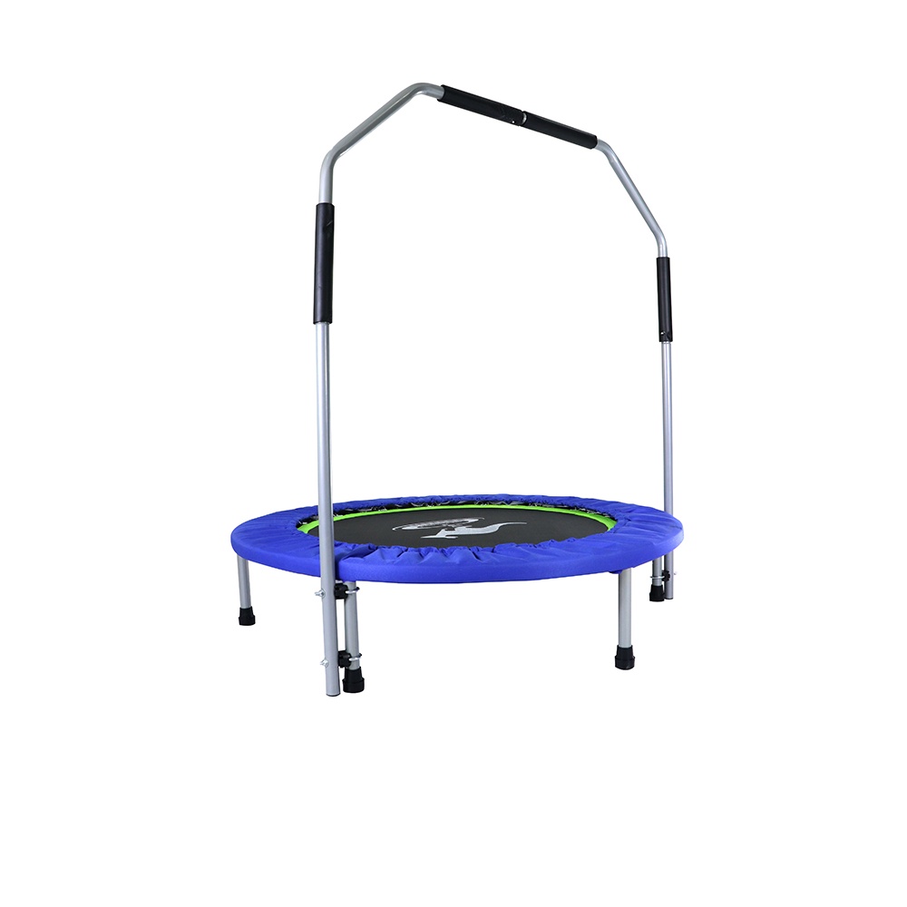 Sanook Trampoline แทรมโพลีน สปริงบอร์ดที่กระโดด 40 นิ้ว(100 ซม.)มีที่จับ เล่นได้หลายท่า ช่วยเพิ่มทักษะ เพิ่มความสูง
