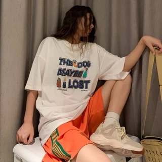 SALABO(พร้อมส่ง)⭐️50ลาย⭐️รวม เสื้อแขนสั้น Oversize เสื้อคอกลมแขนสั้น พื้นขาวสกรีนลายน่ารักๆ เท่ๆ🍪 #C009