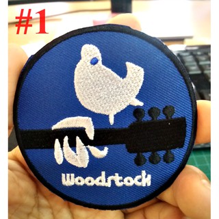 ตัวรีดติดเสื้อ * Woodstock * ขนาด 7 X 7 เซนติเมตร