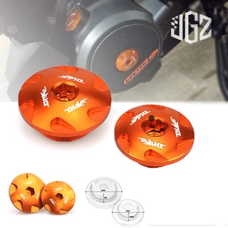 อุปกรณ์เสริมฝาครอบเครื่องยนต์ for KTM Duke RC 125 200 390 2013 2014 2015 2016 Motorcycle CNC Aluminum Engine Filter Cap Covers Cup Motorbike Accessories