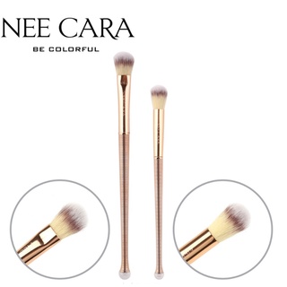 ⚡FLASH SALE⚡♡พร้อมส่ง ลิป NEE CARA EYEBLENDING &amp; EYESHADOWN BRUSH (N878)