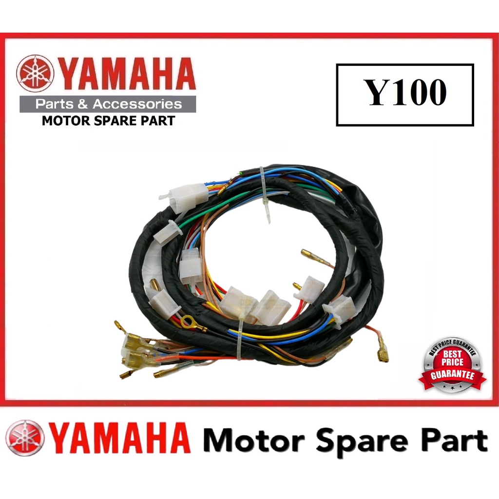 YAMAHA Y100 WIRING SET // WIRE HARNESS WIRE Y-100 Y 100 Y100 YAMAHA SPORT YAMAHA