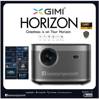 XGIMI HORIZON (1920 x 1080) Full HD LED Projector Screenless TV, Android TV 10, MEMC, HDR10