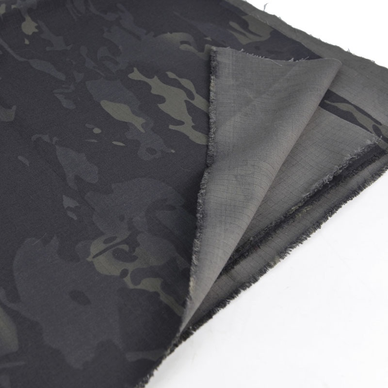 1.5m กว้างสีดําผ้า TC ลายสก๊อต MC BK ผ้า Quick Dry Breathable สําหรับ DIY Camo ชุดเสื้อผ้ายุทธวิธี