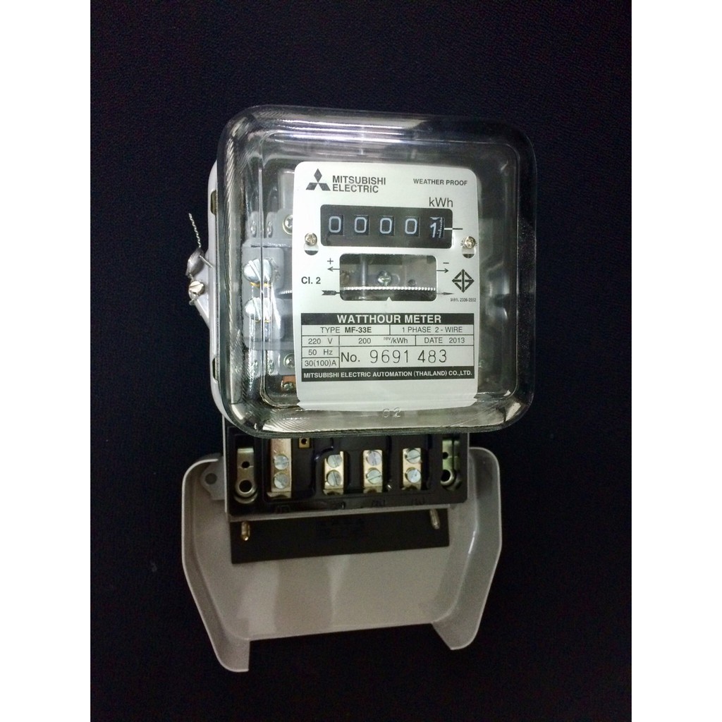 มิเตอร์ไฟฟ้า มิตซูบิชิ‏   Watt-hour Meters MF-33E 15(45)A