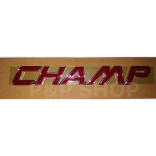 โลโก้ฝาท้าย TOYOTA VIGO CHAMP 2011 “CHAMP” แท้ห้าง